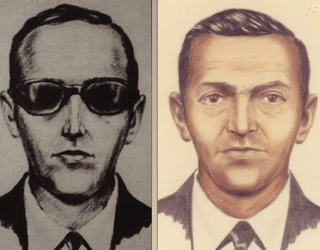 FBIが公開する、サングラスをかけた姿と外した姿の捜査用似顔絵2点